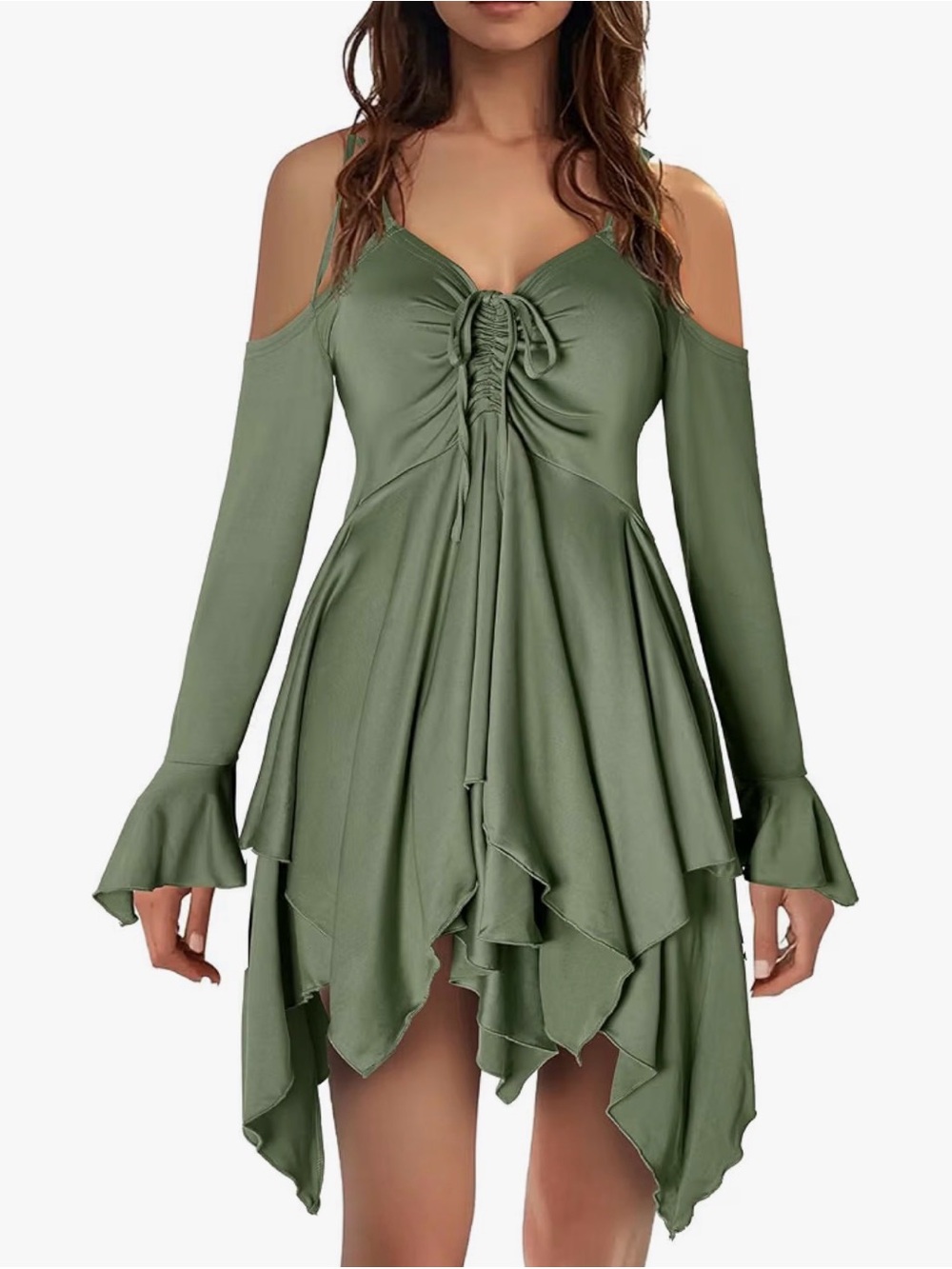 Green Renaissance dress